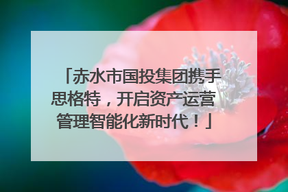 赤水市国投集团携手思格特，开启资产运营管理智能化新时代！