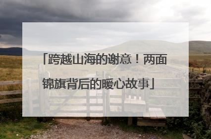 跨越山海的谢意！两面锦旗背后的暖心故事