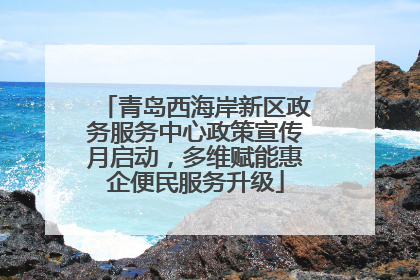 青岛西海岸新区政务服务中心政策宣传月启动，多维赋能惠企便民服务升级