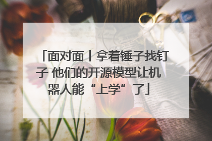 面对面丨拿着锤子找钉子 他们的开源模型让机器人能“上学”了