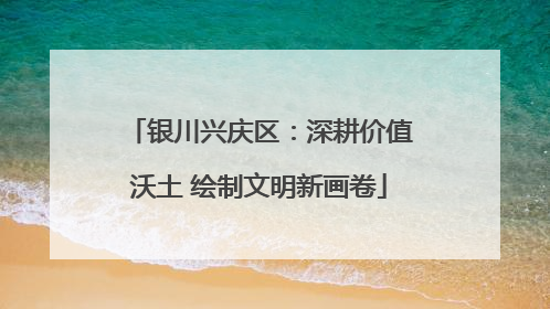 银川兴庆区：深耕价值沃土 绘制文明新画卷