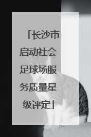 长沙市启动社会足球场服务质量星级评定