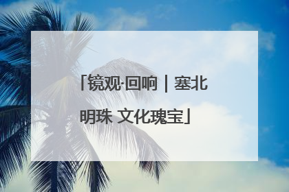 镜观·回响｜塞北明珠 文化瑰宝