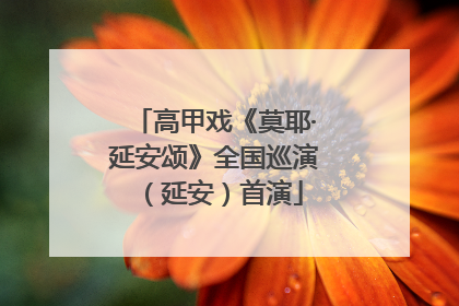 高甲戏《莫耶·延安颂》全国巡演（延安）首演