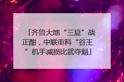 齐鲁大地“三夏”战正酣，中联重科“谷王”机手减损比武夺魁