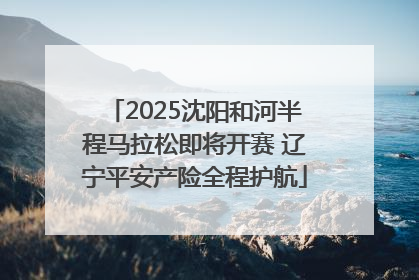 2025沈阳和河半程马拉松即将开赛 辽宁平安产险全程护航