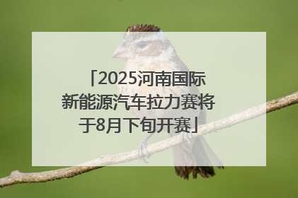 2025河南国际新能源汽车拉力赛将于8月下旬开赛