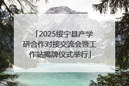 2025绥宁县产学研合作对接交流会暨工作站揭牌仪式举行