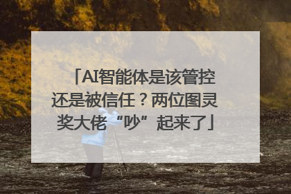 AI智能体是该管控还是被信任？两位图灵奖大佬“吵”起来了